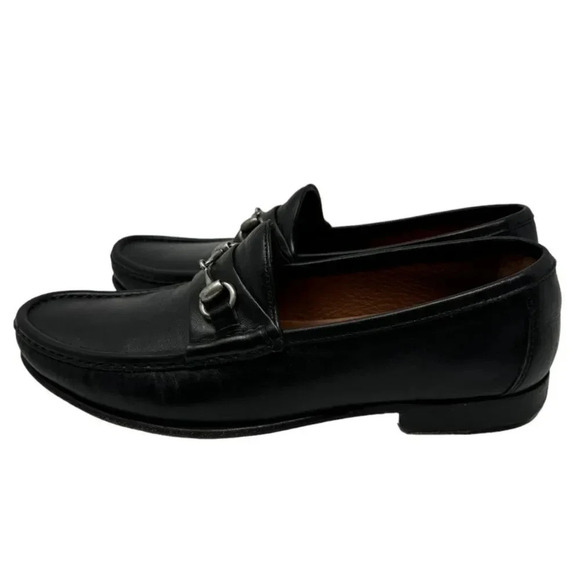 Allen Edmonds Verona II Italy Black Horse-Bit Loafer - Picture 6 of 15